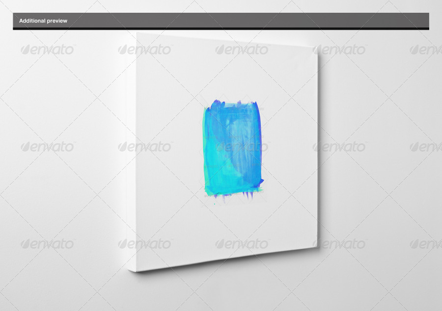 Canvas Gallery Wrap MockUp , Graphics GraphicRiver